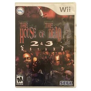 The House of The Dead 2 & 3 Return Nintendo Wii Complete W Manual CIB